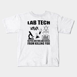 Funny lab tech Kids T-Shirt